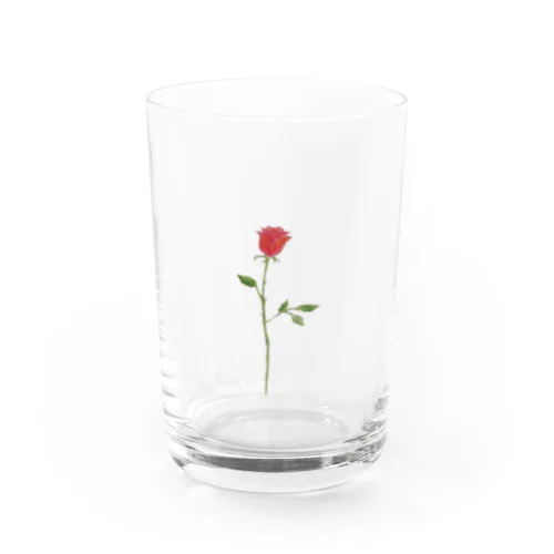 感謝の薔薇 Water Glass