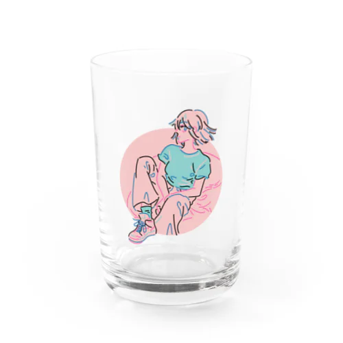 夏スニーカー(ピンク) Water Glass