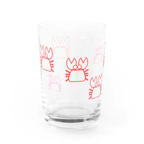 カニだよ Water Glass