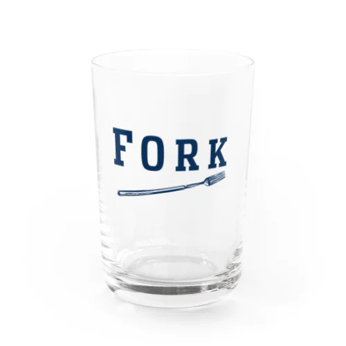 FORK (NAVY) Water Glass