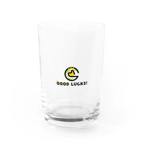 GOOD LUCKS!【シンボルマーク&ロゴマーク】 Water Glass