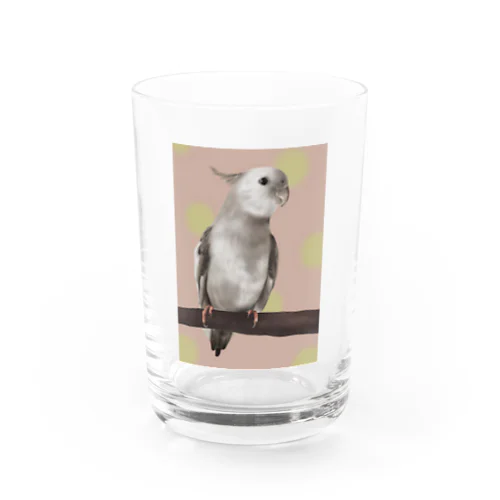 オカメインコのつみくん Water Glass