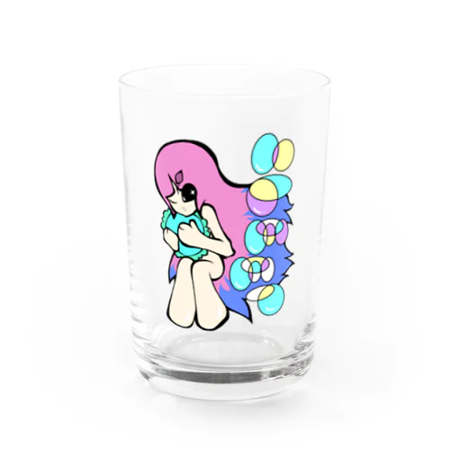 ねむい女の子 Water Glass