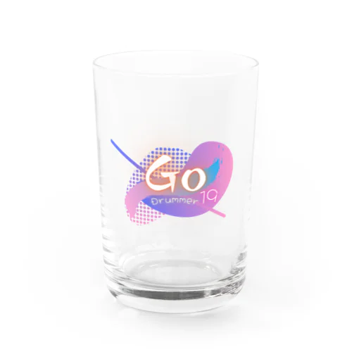 旗野ごう -19- birthday goods 【POPカラー】 Water Glass