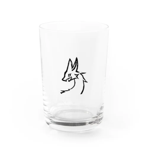 振り向きオオカミちゃん Water Glass