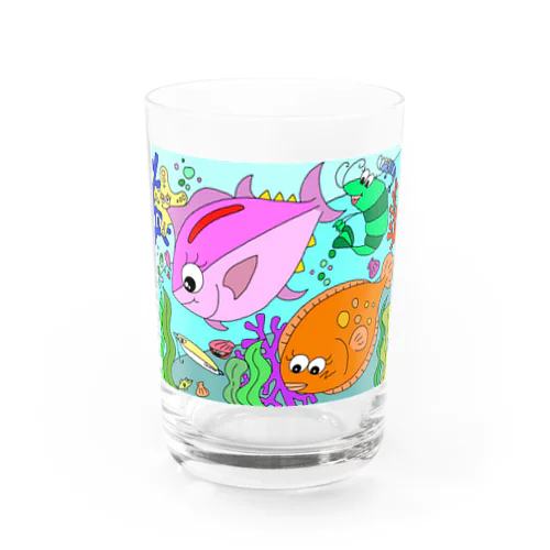 カラフルすぎる、うおたち。🐟 Water Glass