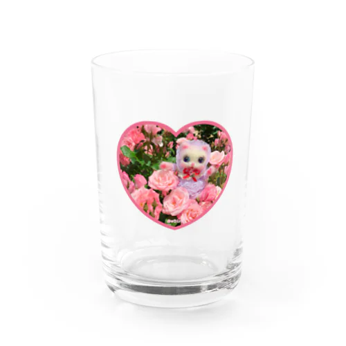 薔薇とベリー❤️ Water Glass