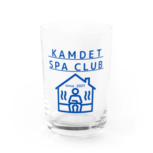 KAMDET  SPA CLUB  Design LOGO グラス