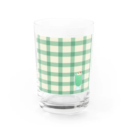 くりーむそーだもる Water Glass