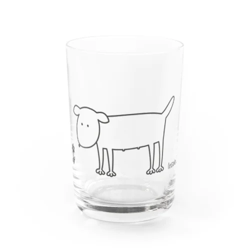 ソレイリードッグのグラス Water Glass