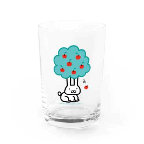 耳が長すぎるウサギのリンゴの木 Water Glass