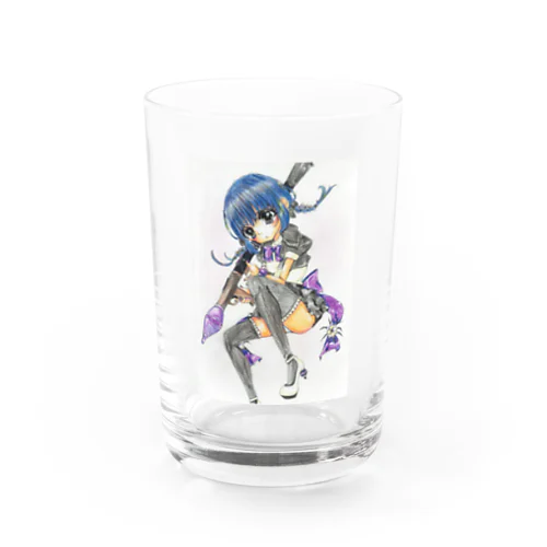 girl14 Water Glass