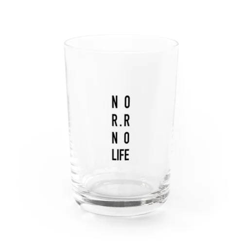 No Rock'n'Roll No Life Water Glass