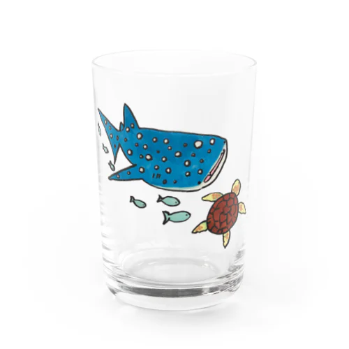 うみの生き物たち Water Glass