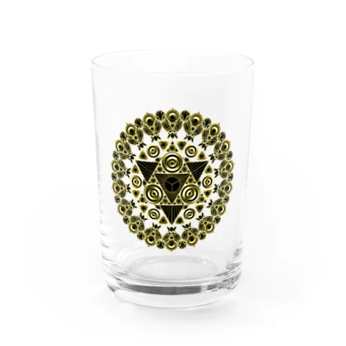 金星のエンブレム (gold-colored) Water Glass