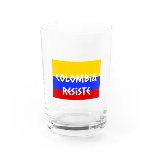 Colombia resiste Water Glass