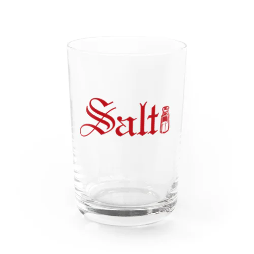 SALT (RED) Water Glass