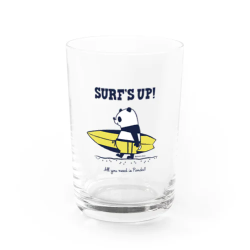 SURF'S UP！パンダ Water Glass