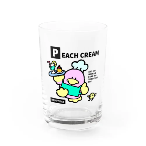 PEACH CREAM ファンシーペンギン グラス