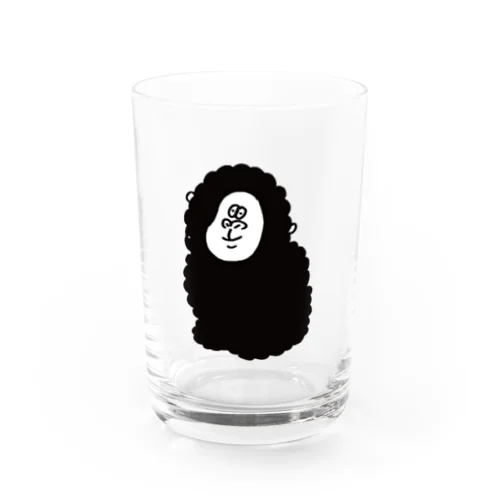 もこもこ with Gorilla Water Glass