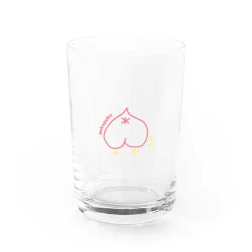 アキクサインコのぷくちゃんのお尻🍑 Water Glass