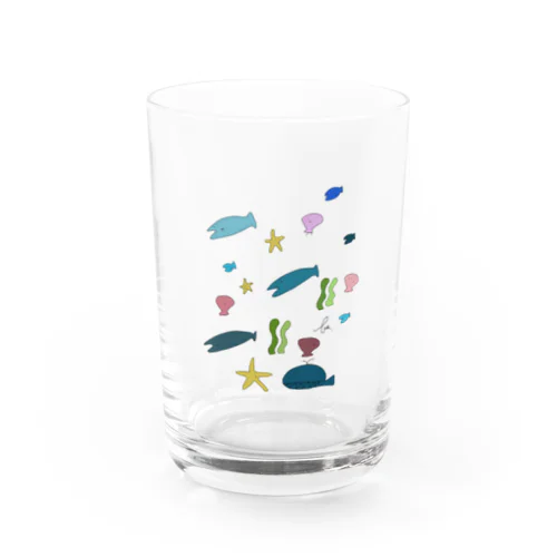 うみのせかい Water Glass