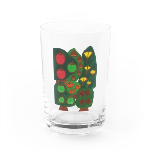 秋の果物 Water Glass