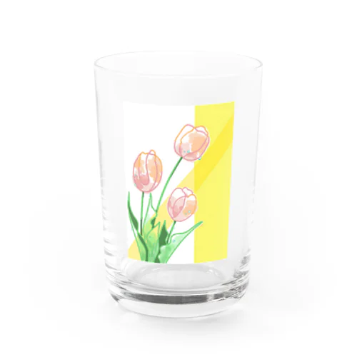 やさしいチューリップ Water Glass