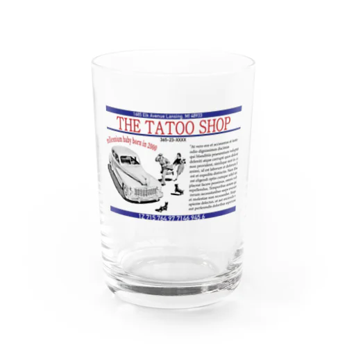 tatoo Water Glass