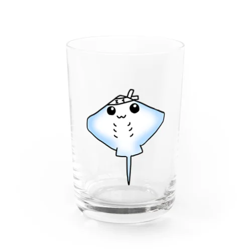 はちまきエイ Water Glass
