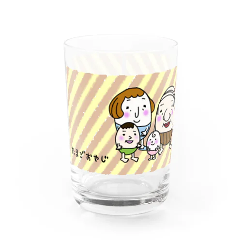 たまごおやじ Water Glass