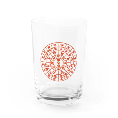 赤金のフトマニ Water Glass