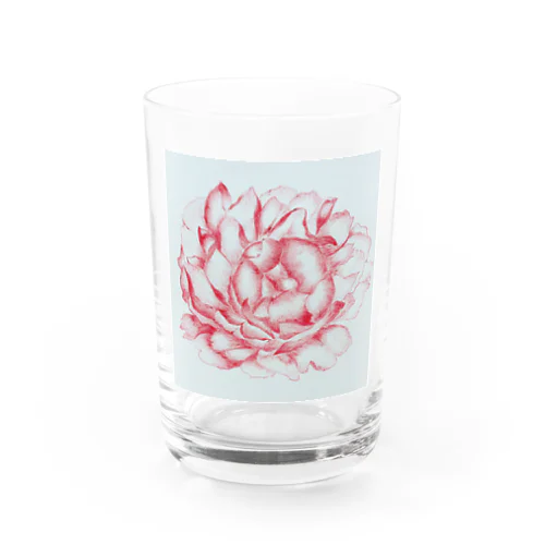 芍薬 peony Water Glass