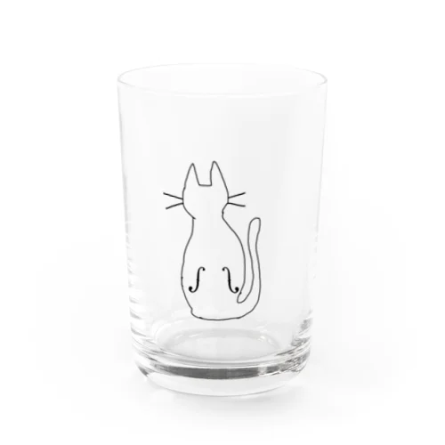 チェロ猫くん Water Glass