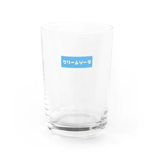クリームソーダ ブルー Water Glass