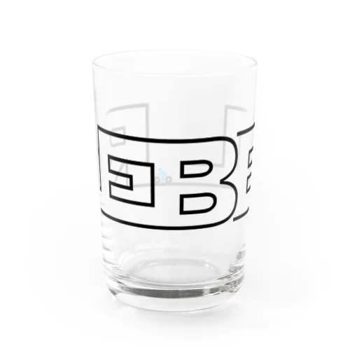 REBEL LINE BLACK Water Glass