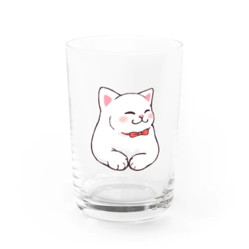 ごきげんにゃんこ Water Glass