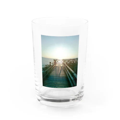 夕焼けと青の風景シリーズ Water Glass