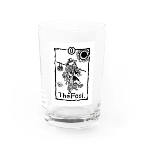 The fool(black) Water Glass