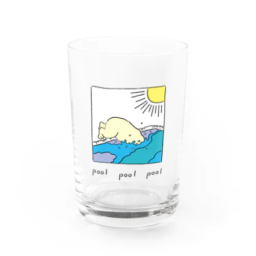 pool シロクマ Water Glass