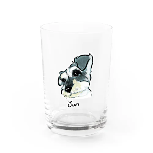「保護犬カフェ支援」グッズ 純さん Water Glass