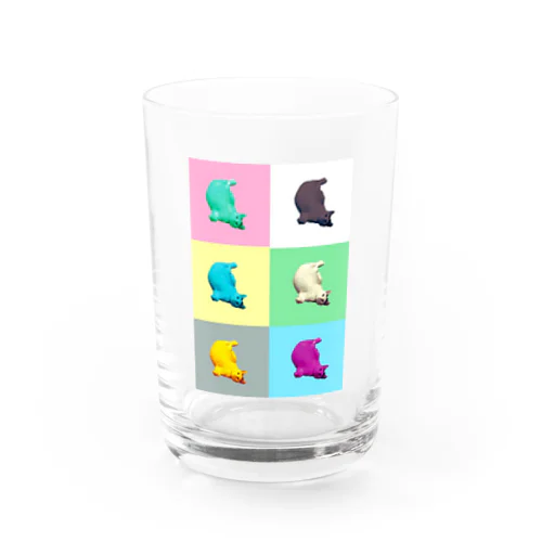 colorful Water Glass