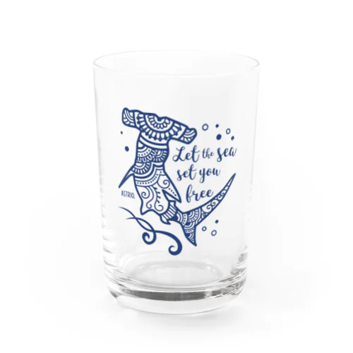 ヘナ柄ハンマーヘッド Water Glass