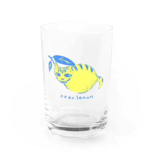 ねこレモン Water Glass