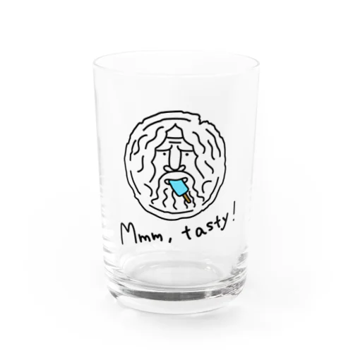 初めての味　ソーダアイス　Mouth of truth 真実の口 Water Glass