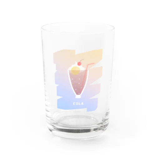 コーラフロートましまし Water Glass