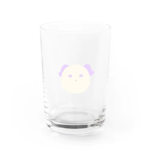 まゆいぬちゃん(外ハネ) Water Glass