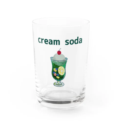 cream soda  ③ Water Glass