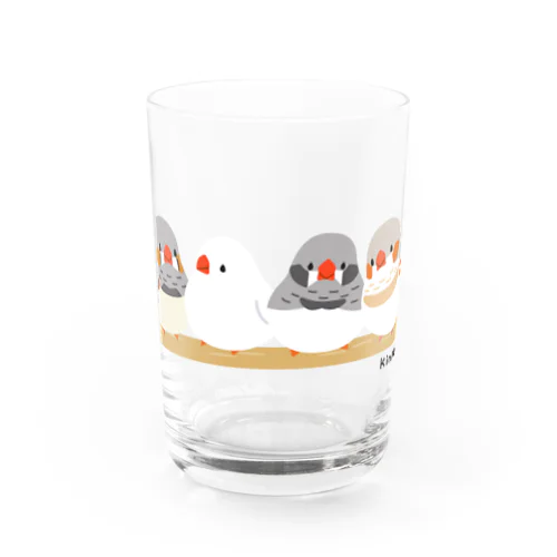 キンカチョウ Water Glass