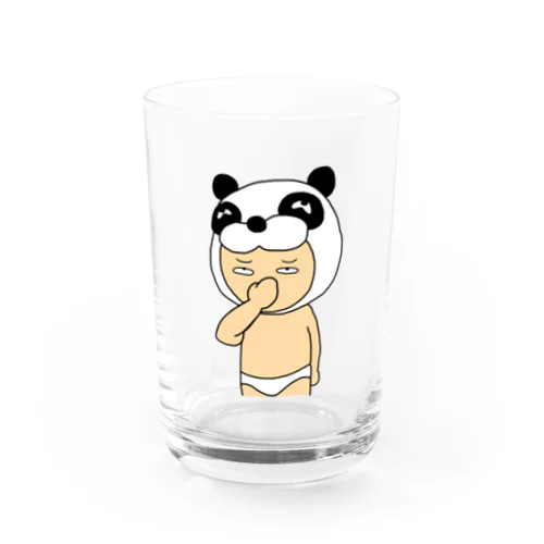 プププッ、パンダ Water Glass